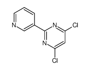 4,6-二氯-2-(吡啶-3-基)嘧啶结构式