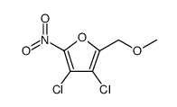 3,4-DICHLORO-2-(METHOXYMETHYL)-5-NITROFURAN结构式
