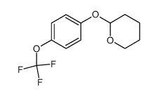2-(4-(trifluoromethoxy)phenoxy)tetrahydro-2H-pyran Structure
