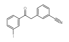2-(3-CYANOPHENYL)-3'-IODOACETOPHENONE picture