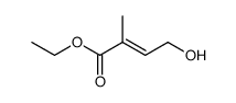 4-hydroxy-2-methylbut-2-enoic acid ethyl ester结构式
