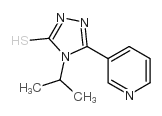 4-propan-2-yl-3-pyridin-3-yl-1H-1,2,4-triazole-5-thione结构式