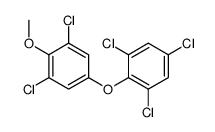 1,3,5-trichloro-2-(3,5-dichloro-4-methoxyphenoxy)benzene Structure