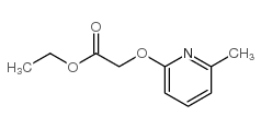 (6-METHYL-PYRIDIN-2-YLOXY)-ACETIC ACID ETHYL ESTER结构式