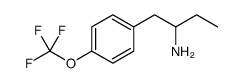 Benzeneethanamine, α-ethyl-4-(trifluoromethoxy) Structure