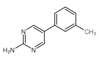 5-(m-Tolyl)pyrimidin-2-amine Structure