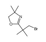 2-(1-bromo-2-methylpropan-2-yl)-4,4-dimethyl-5H-1,3-oxazole Structure