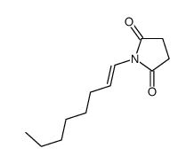 1-oct-1-enylpyrrolidine-2,5-dione Structure