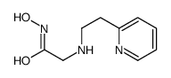 N-hydroxy-2-(2-pyridin-2-ylethylamino)acetamide Structure