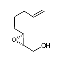 (2S,3S)-2,3-epoxy-7-octen-1-ol结构式