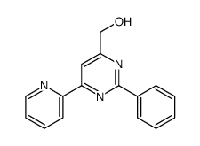 (2-phenyl-6-pyridin-2-ylpyrimidin-4-yl)methanol Structure