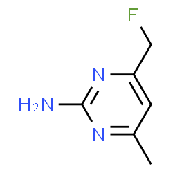 2-Pyrimidinamine, 4-(fluoromethyl)-6-methyl- (9CI) Structure