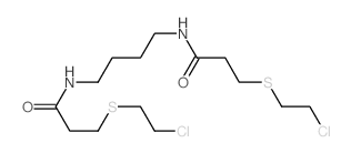 Propionamide,N,N'-tetramethylenebis[3-[(2-chloroethyl)thio]- (7CI) picture