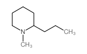 1-methyl-2-propyl-piperidine结构式