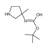 tert-Butyl ((3S)-3-methylpyrrolidin-3-yl)carbamate picture