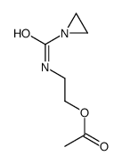 2-(aziridine-1-carbonylamino)ethyl acetate结构式