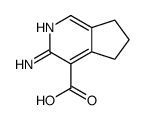 3-amino-6,7-dihydro-5H-cyclopenta[c]pyridine-4-carboxylic acid Structure