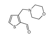 3-Morpholin-4-ylmethyl-thiophene-2-carbaldehyde Structure