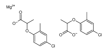 bis[2-(4-chloro-o-tolyloxy)propionato-O1,O2]magnesium Structure