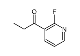 1-Propanone, 1-(2-fluoro-3-pyridinyl) Structure