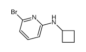 6-bromo-N-cyclobutylpyridin-2-amine Structure