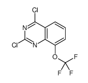 2,4-dichloro-8-(trifluoromethoxy)quinazoline structure