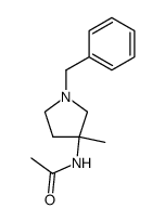N-(1-benzyl-3-methylpyrrolidin-3-yl)-acetamide Structure