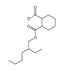 2-(2-ethylhexoxycarbonyl)cyclohexane-1-carboxylate结构式