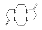 1,4,8,11-tetrazacyclotetradecane-5,12-dione结构式