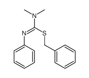 benzyl N,N-dimethyl-N'-phenylcarbamimidothioate Structure