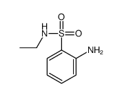 2-氨基-N-乙基苯磺酰胺结构式