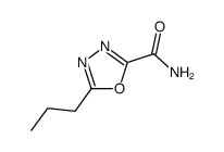 5-Propyl-[1,3,4]oxadiazole-2-carboxylic acid amide Structure