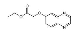quinoxalin-6-yloxy-acetic acid ethyl ester Structure