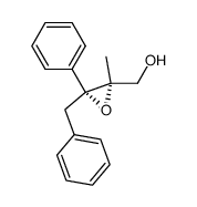 (2R,3R)-3,4-diphenyl-2-methyl-2,3-epoxy-1-butanol Structure