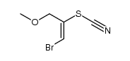 bromo-1 thiocyanato-2 methoxy-3 propene-1 Structure