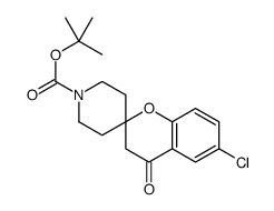 TERT-BUTYL 6-CHLORO-4-OXOSPIRO[CHROMAN-2,4'-PIPERIDINE]-1'-CARBOXYLATE Structure