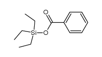 (benzoyloxy)triethylsilane Structure