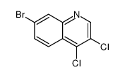 7-Bromo-3,4-dichloroquinoline structure