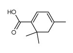 4,6,6-Trimethylcyclohexa-1,3-dienecarboxylic acid Structure