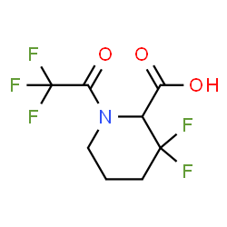 3,3-Difluoro-1-(Trifluoroacetyl)Piperidine-2-Carboxylic Acid structure