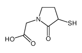 2-(2-oxo-3-sulfanyl-pyrrolidin-1-yl)acetic acid Structure