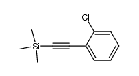1-chloro-2-(trimethylsilylethynyl)benzene Structure