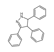 3,4,5-triphenyl-4,5-dihydro-1H-pyrazole Structure