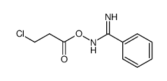 N-((3-CHLOROPROPANOYL)OXY)BENZIMIDAMIDE结构式
