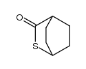 2-thiabicyclo[2.2.2]octane-3-one Structure