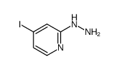 (4-Iodo-pyridin-2-yl)-hydrazine结构式