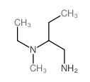 N-[1-(aminomethyl)propyl]-N-ethyl-N-methylamine structure