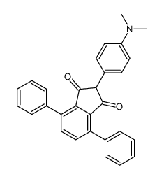 2-[4-(dimethylamino)phenyl]-4,7-diphenylindene-1,3-dione Structure