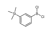 [3-(dichloroboryl)phenyl]trimethylsilane结构式