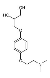3-[4-[2-(dimethylamino)ethoxy]phenoxy]propane-1,2-diol Structure
